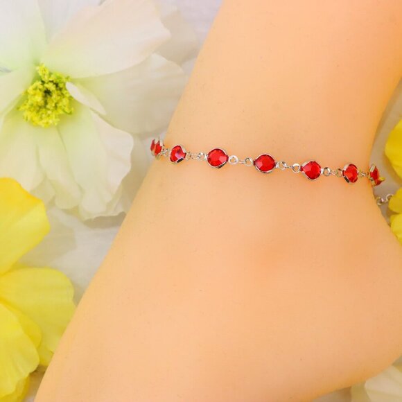 Minimalist Anklet, Sleek & Modern Design, Women’s Fashion, YC110436-A - Picture 2 of 10